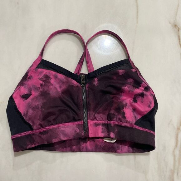 Lululemon Sweaty Endeavor Sports Bra Blooming Pixie size 6 - Picture 2 of 6